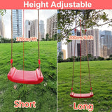 Curved Board Plastic Seat Swing Garden Indoor Outdoor Yard Home Garden Porch Hanging Chair